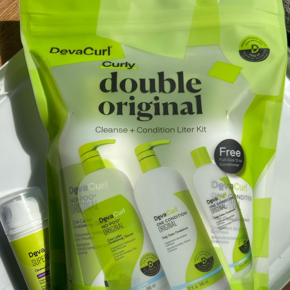 Devacurl Curly Double Original Kit + SuperCream